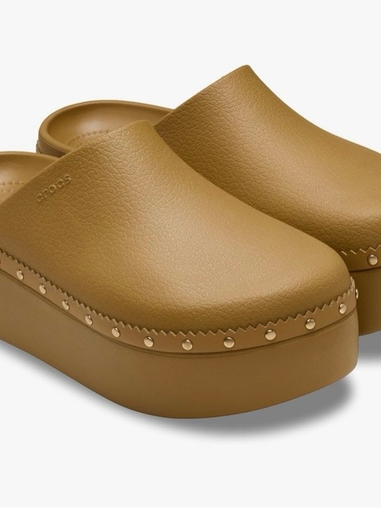 CROCS Shoes - NEW Crocs Women's Dylan Platform Mule Clog — Tan Umber